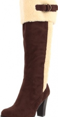 Naturalizer Women's Trinity Wide Shaft Knee-High Boot,Brown,9 M US