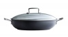 Le Creuset Hard Anodized Shallow Braiser with Lid, 2-1/2-Quart