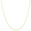 14 Karat Yellow Gold 0.8-mm Flat Round Cable Chain (18 Inch)