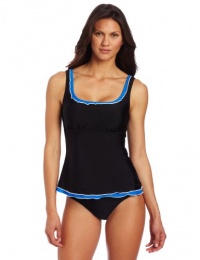 Ocean Avenue Women's Ruffle Scoop Tankini