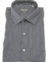 Kenneth Cole Mens Nickel Pin 100% Cotton Slim Fit Dress Shirt