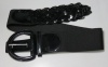 new season & authentic - brand/designer: ARMANI EXCHANGE A/X color: BLACK shape: WIDE type: ELASTIC BELT WITH BLACK BUCKLE - Elegant Modern Fashion Accessory - young womens/ladies/girls - perfect gift