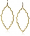 Dogeared Jewels and Gifts Always Beautiful Moroccan Design Gold Dipped Hoop Drop Earrings