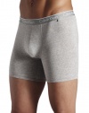 ck one Men's Cotton Stretch Boxer Brief, Grey Heather, Medium