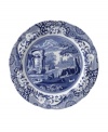 A charming rendering of the Italian countryside. Part of Spode's Blue Italian collection, vivid hues on creamy earthenware radiate old-world charm.