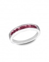 Effy Jewlery Sterling Silver Ruby Ring, .90 TCW Ring size 7