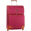 Diane Von Furstenberg Luggage Hearts 28 Inch Expandable Spinner, Beet/Plum, One Size