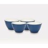 Noritake 4-Inch Colorwave Bowl, Blue, Set of 4