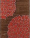 Surya ART-206 Artist Studio Brown 2-Feet by 3-Feet Area Rug