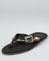 Embrace casual style with Burberry-these timeless flip flops turn kicking back into a stylish affair.