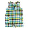 Carter's Boys Everyday Easy Surfboard Plaid Romper (6 month)