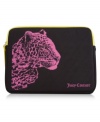 On the prowl. Give your gadget a fierce feel with this neoprene iPad sleeve from Juicy Couture, featuring a bold leopard graphic that's certain to get you spotted.