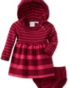 Roxy Kids Baby-girls Infant Avalanche Sweater Dress, Fireside Stripe, 6-9 Months