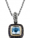 Effy Jewlery Balissima Blue Sapphire and Topaz Pendant, 2.14 TCW