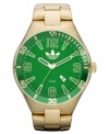 Green means go! Get a head start with this sporty yet sophisticated unisex watch from adidas.