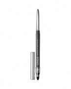 Favorite automatic eyeliner pencil, now in richly pigmented shades for instant intensity. Glides on. Smudges to a smooth blur of color with the convenient smudge tool on the opposite end. Needs no sharpeningsilky formula is always ready to line and define with ease. Stays on all day. Ophthalmologist-tested.