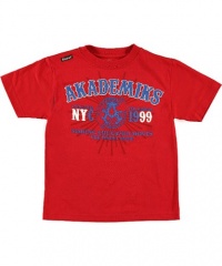 Akademiks Educated Moves T-Shirt (Sizes 8 - 20) - red, 14 - 16