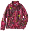 Columbia Girls 7-16 Benton Springs Printed Fleece Jacket, Pink Taffy Paisley Print, 18/20