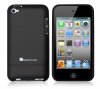 GreatShield iSlide Slim-Fit PolyCarbonate Hard Case for Apple iPod Touch 4th Generation - Black