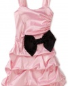 Ruby Rox Kids Girls 2-6X Pick-Up Dress With Bow, Pink, 5