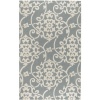 Surya Cosmopolitan 5-Feet by 8-Feet Hand Tufted Rug, Grey