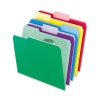 Pendaflex 02086 Pendaflex File Folders W/InfoPocket, 1/3 Cut, Top Tab, Letter, Assorted, 30/Pk