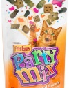 Friskies Party Mix, Original Crunch Cats Treats, Chicken, Liver & Turkey Flavors, 2.1-Ounce Pouches (Pack of 10)