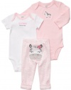 Carter's 3-pc. Pink Zebra Bodysuit Set