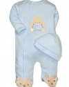 Little Me Bear Layette Blue, Newborn