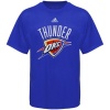 NBA Oklahoma City Thunder Youth 8-20 Short Sleeve T-Shirt Team Logo, Medium, Blue