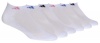 adidas Women's 6-Pack Low Cut Sock, White/Diva/Collegiate/Light,  Blue/Black, Shoe Size 5-10