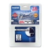 Brother Laminated Tape Black on White, 6mm (TZe211) - Retail Packaging