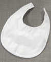 Keep them clean and honor a special someone at the same time with this beautiful bib from Lauren Madison.