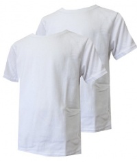 Calvin Klein Boys White 2 Pack Crew Neck T-Shirts for boys (12/14)