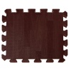 26-Piece Wood-Grain Foam Play Mat ESPRESSO