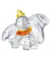 Ears and all, Disney's high-flying elephant is immortalized in this Swarovski crystal figurine celebrating the 70th anniversary of Dumbo's incredible debut. With his sapphire eyes and yellow hat, this special collectible is a show-stopper in itself.