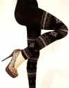 Lace Poet Ultra Thick Warm Snowflake Nordic Sweater Pants/Leggings