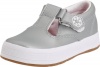 Keds Daphne T-Strap Sneaker (Toddler/Little Kid),Silver,10.5 M US Little Kid