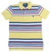 Polo Ralph Lauren Infant Boys Striped Mesh Pony Logo Polo Shirt - 9M