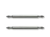 Two Stainless Steel Watchband Spring Bar Pins For Attaching Watch Band To Watches 19 mm