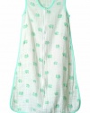 aden + anais Slumber Muslin Sleeping Bag Single Layer, Jungle Jam - Elephant, Medium