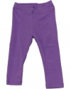 Newborn/Infant Girls Purple Cotton Leggings - Sweet & Soft 6M 12M 18M 24M - 18 M