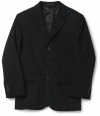 Calvin Klein Boys 8-20 Husky Bi-Stretch Blazer,Black,16