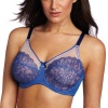 Wacoal Women's Plus-Size Retro Chic Seamless Wire Bra, True Blue, Small