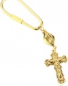 The Vatican Library Collection Gold-Tone Crucifix Key Fob