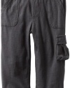 Splendid Littles Baby-boys Newborn Always Solid Cargo Pant, Cave, 12-18 Months