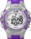 Timex Women's T5K459 1440 Sports Digital Silver/Translucent Purple Resin Strap Watch