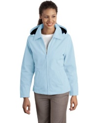 Port Authority Women's Professional Casual Legacy Hoodie Jacket, pale aqua/dark navy, Large