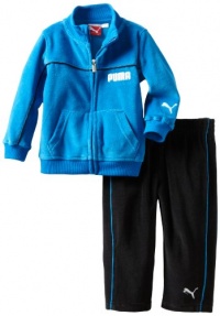 Puma - Kids Baby-Boys Infant Promo Velour Set, Blue, 18 Months