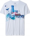 Bridge the gap between classic and modern with this American Rag graphic t-shirt.